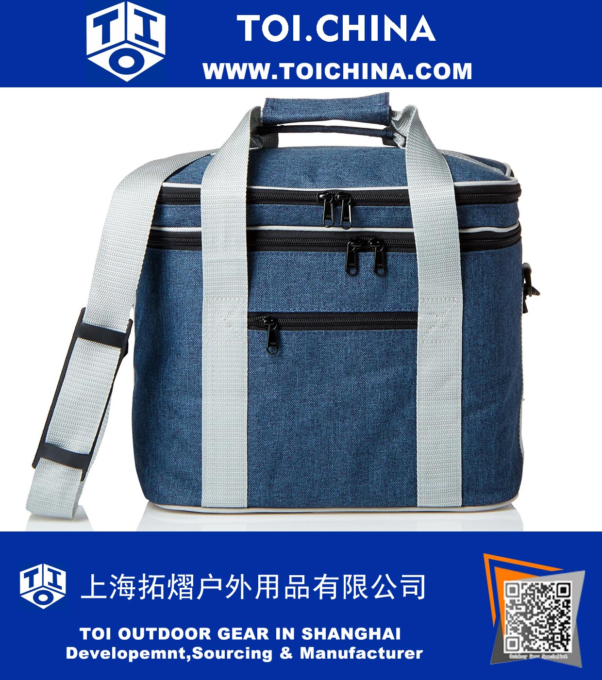 12 Litre Lunch Bag Insulated Tote Large Capacity Cooler Bag with Shoulder Strap