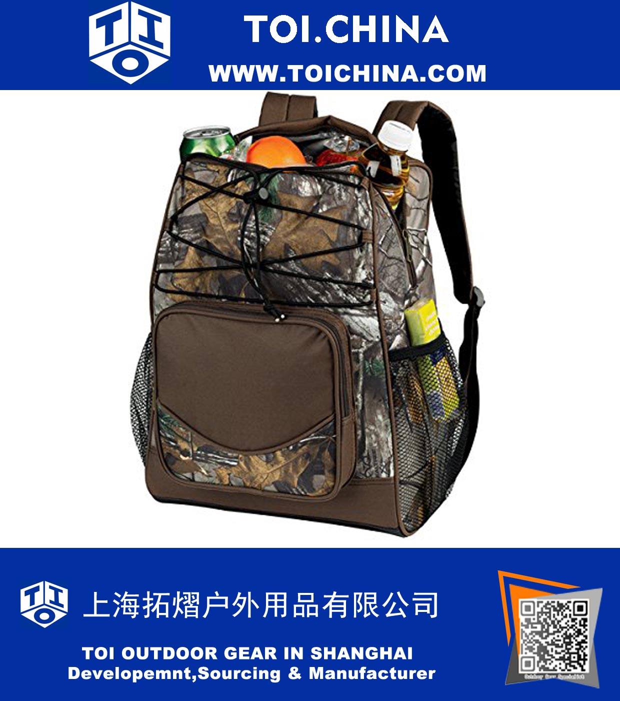 16.5 Inch 20 Can Backpack Cooler And Lunch Bags