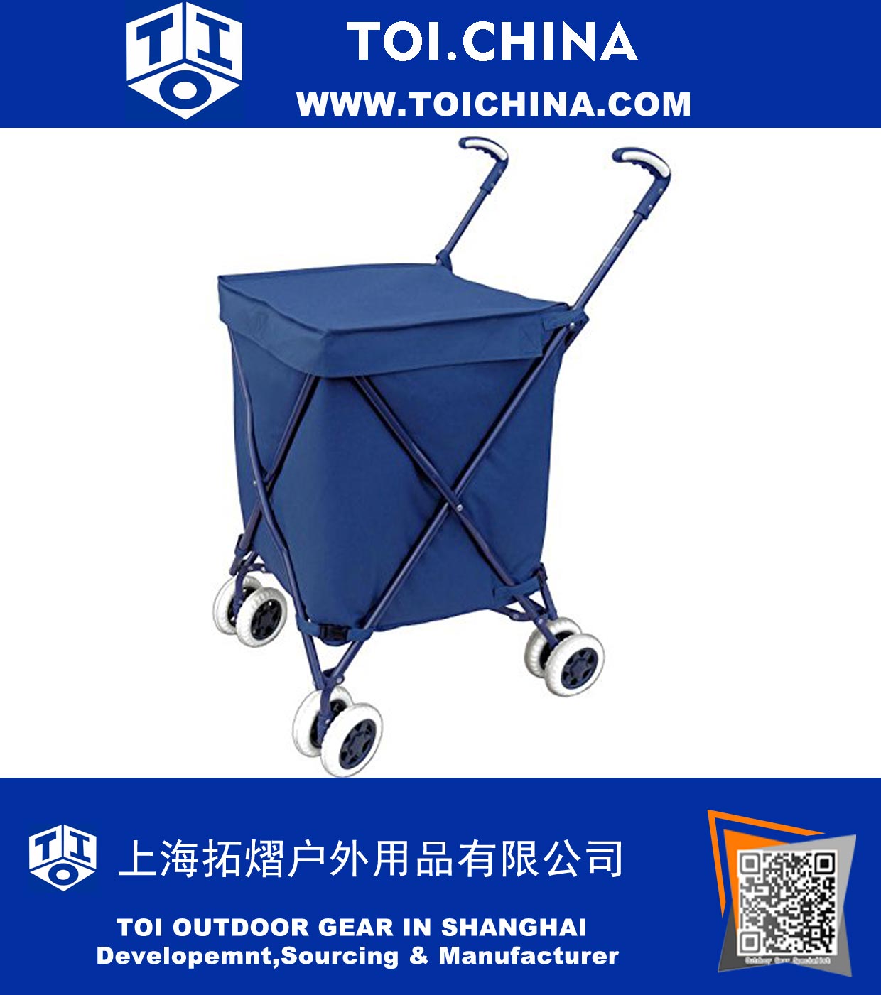 Folding Shopping Cart - Versacart Transit Utility Cart