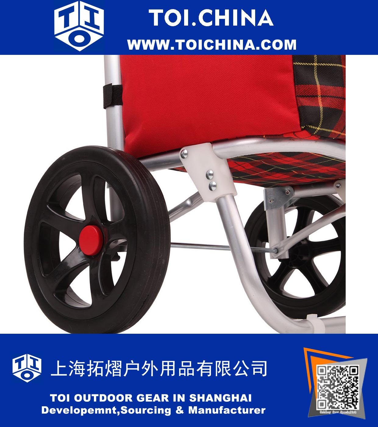 Aluminum shopping carts Lightweight Large Storage strong bearing Higher
