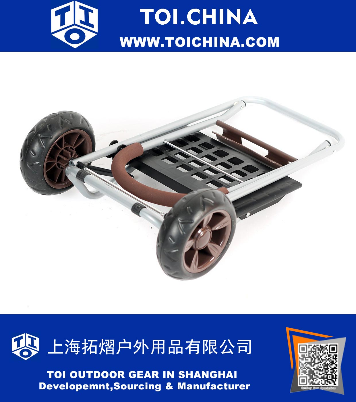 Brown Shopping Grocery Foldable Cart Brown Shopping Grocery Foldable Cart