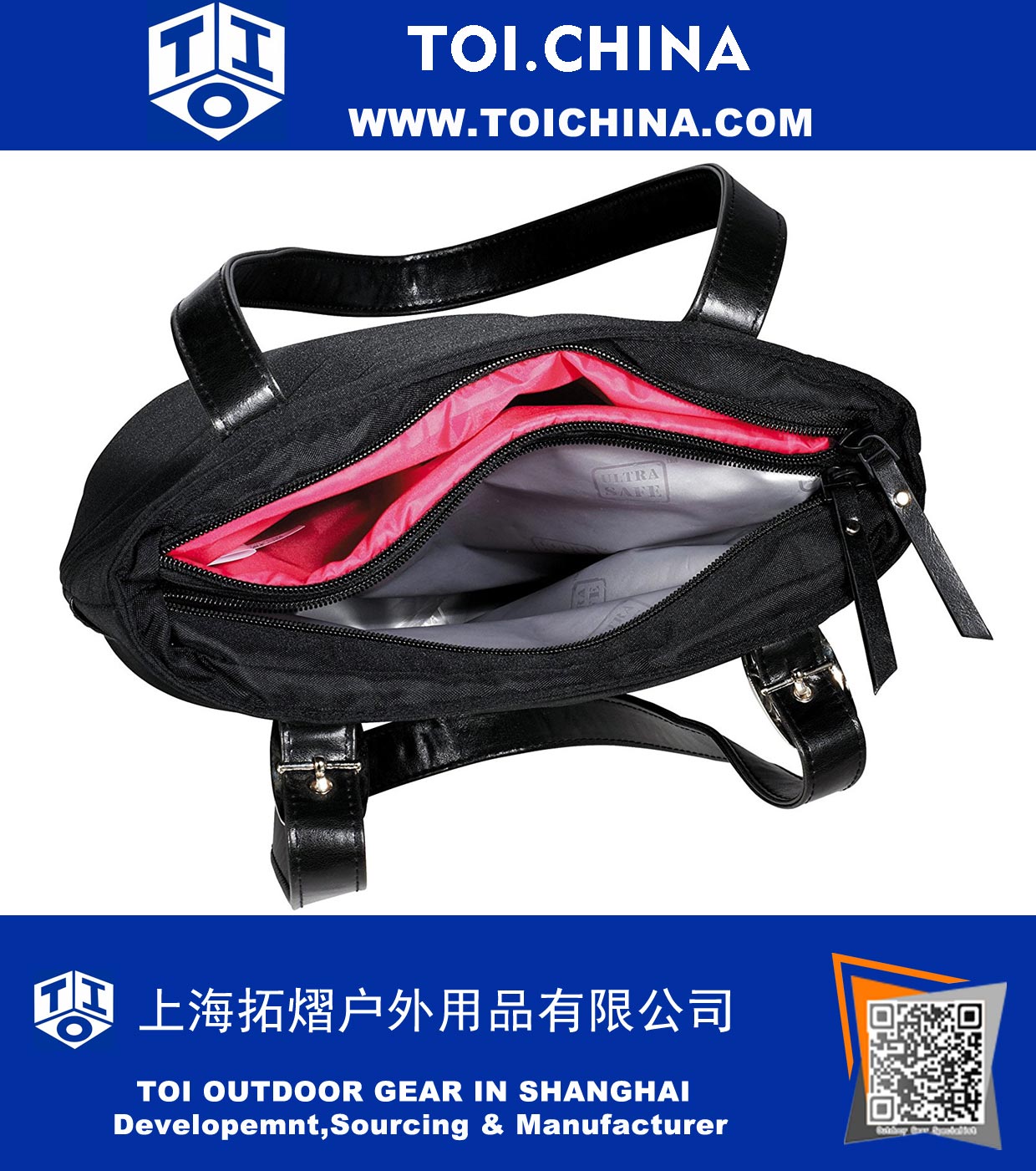 Innovation iPad/Tablet Handbag Lunch Cooler Tote Bag Black