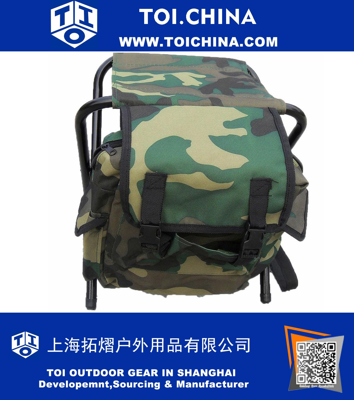 Multifunctional Foldable Camouflage Backpack