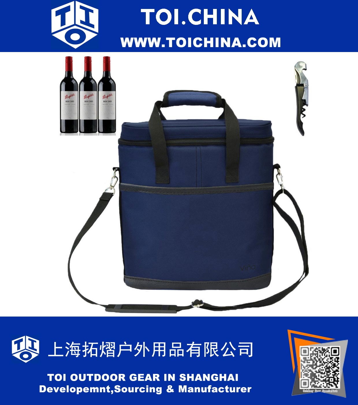 Tote Bag for Champagne Picnic Cooler 