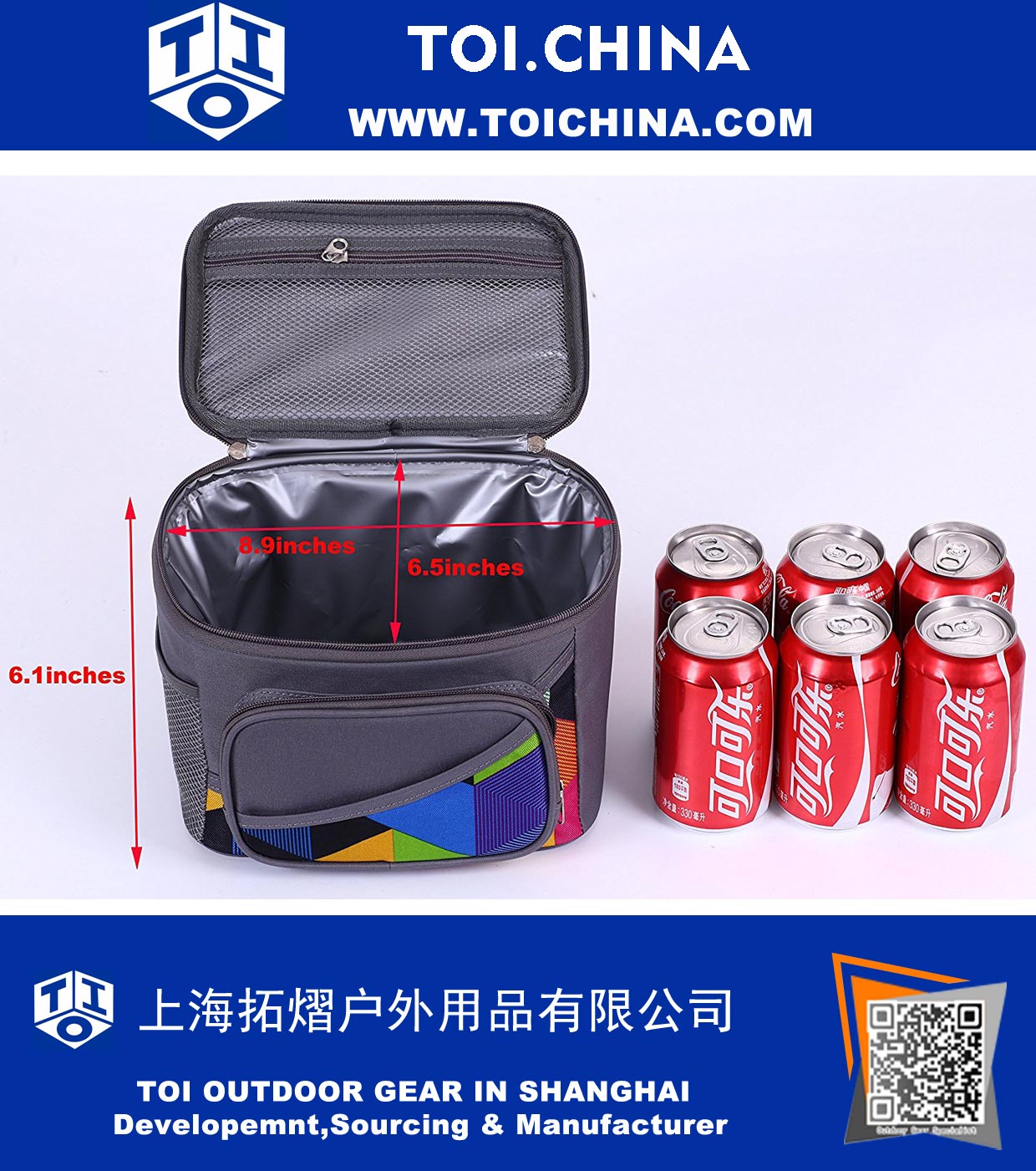 6 Cans Soft Insulated Cool Bag