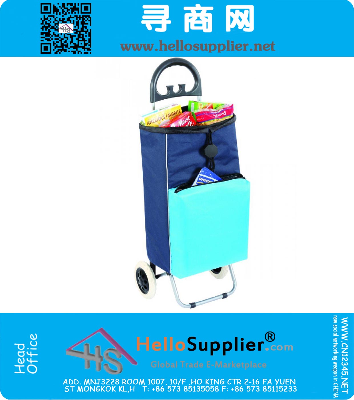 Cooler Shopping Cart Bag