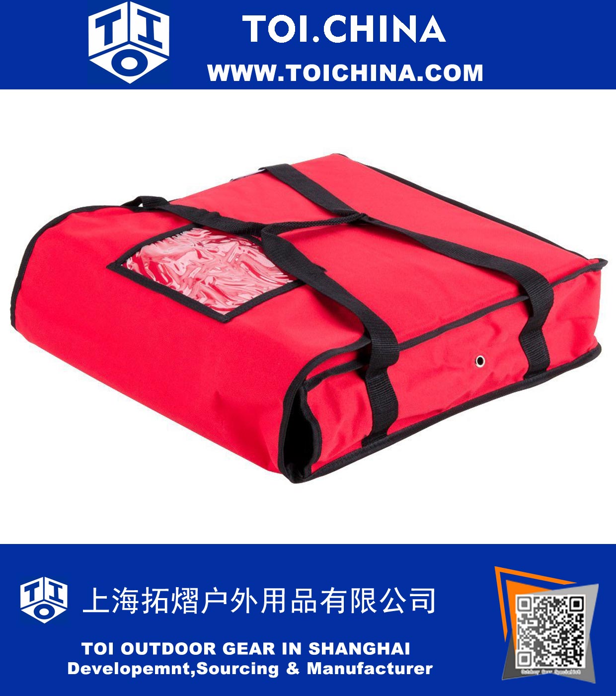Nylon Insulated Pizza Delivery Bag
