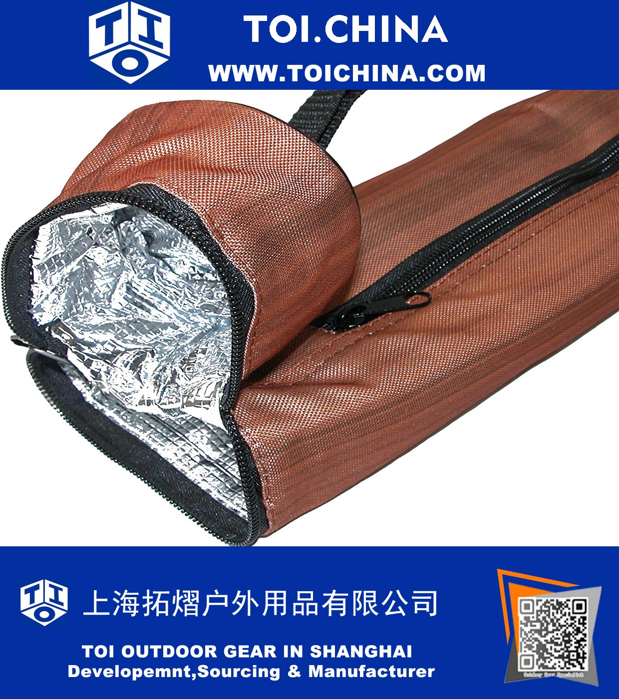 Insulated Wood Look Cooler Sling Insulated Wood Look Cooler Sling