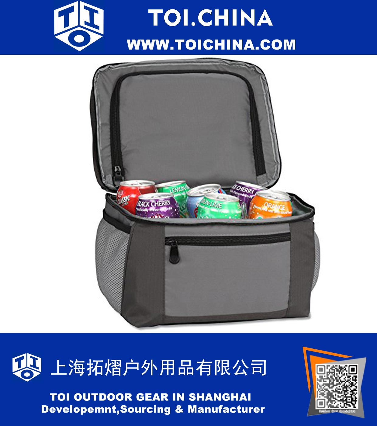 Large Dual Compartment Insulated Lunch Bag Large Dual Compartment Insulated Lunch Bag