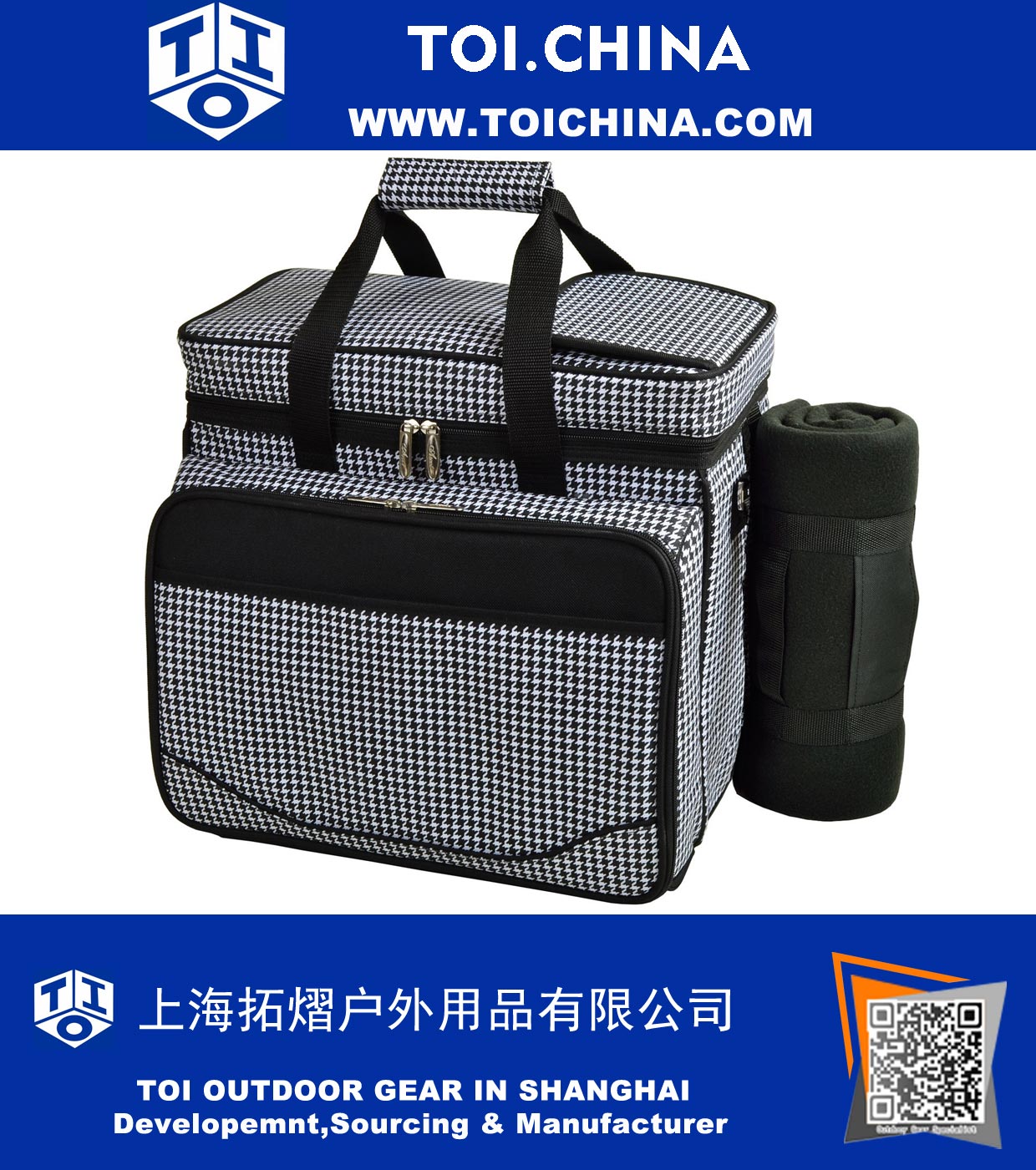 Equipped Insulated Picnic Cooler