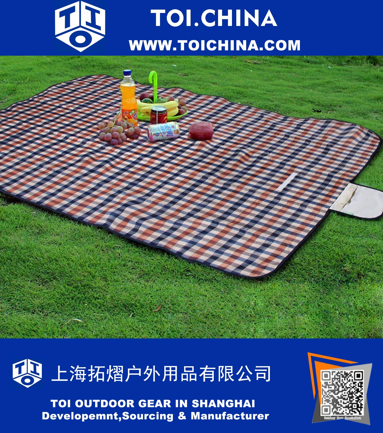 Foldable Large Picnic Blanket