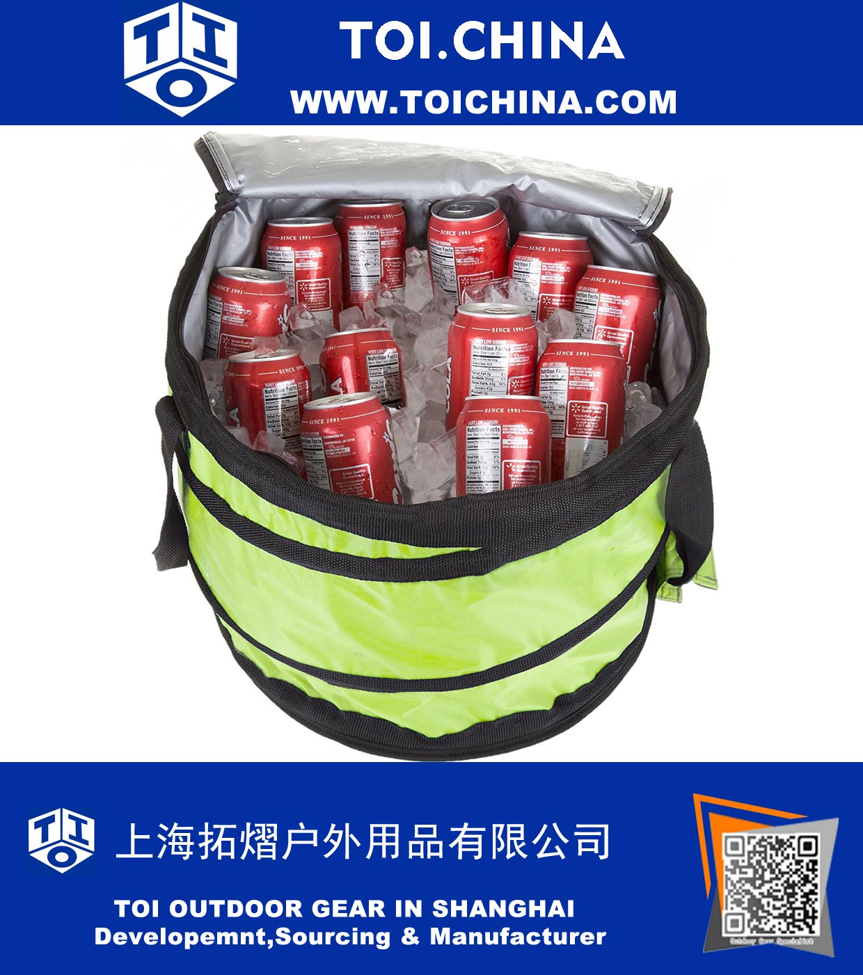 Portable Insulated Collapsible Cooler