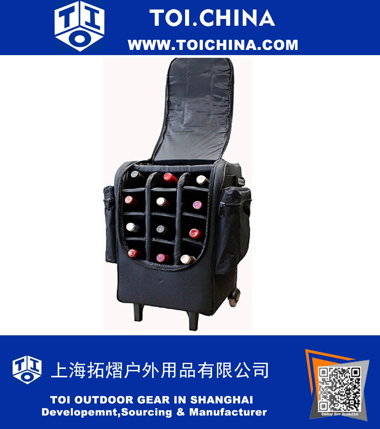 12-Bottle Wheeled Bag Cooler