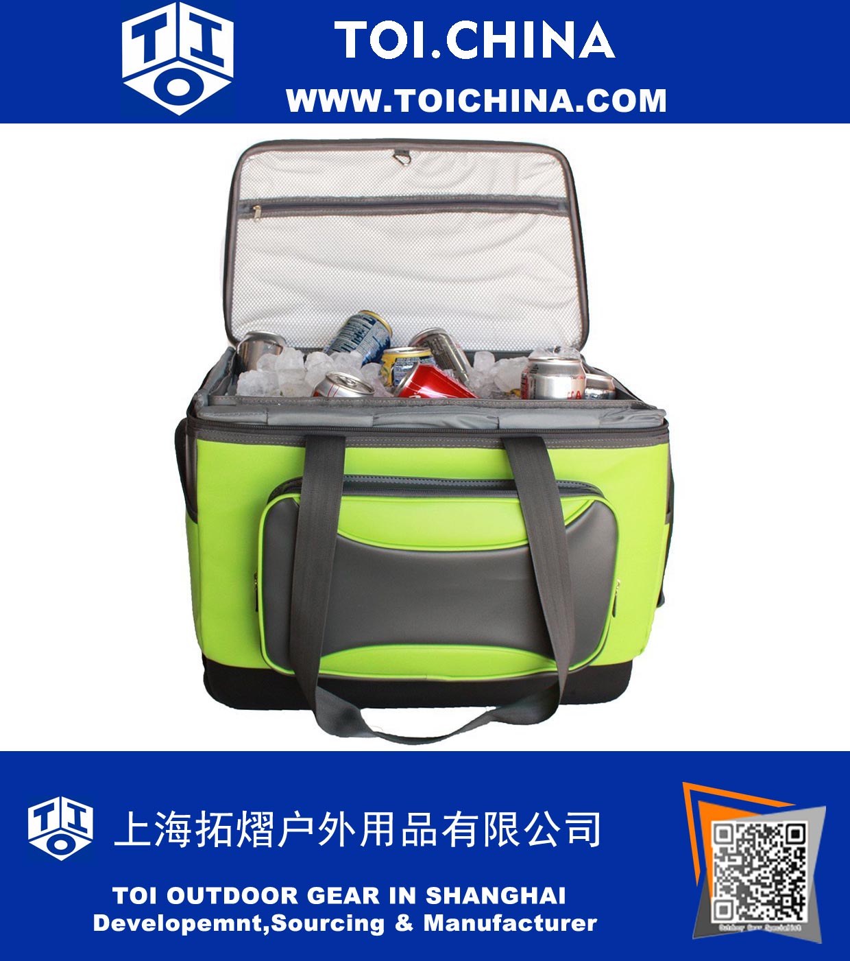 72-Can Collapsible Rolling Cooler