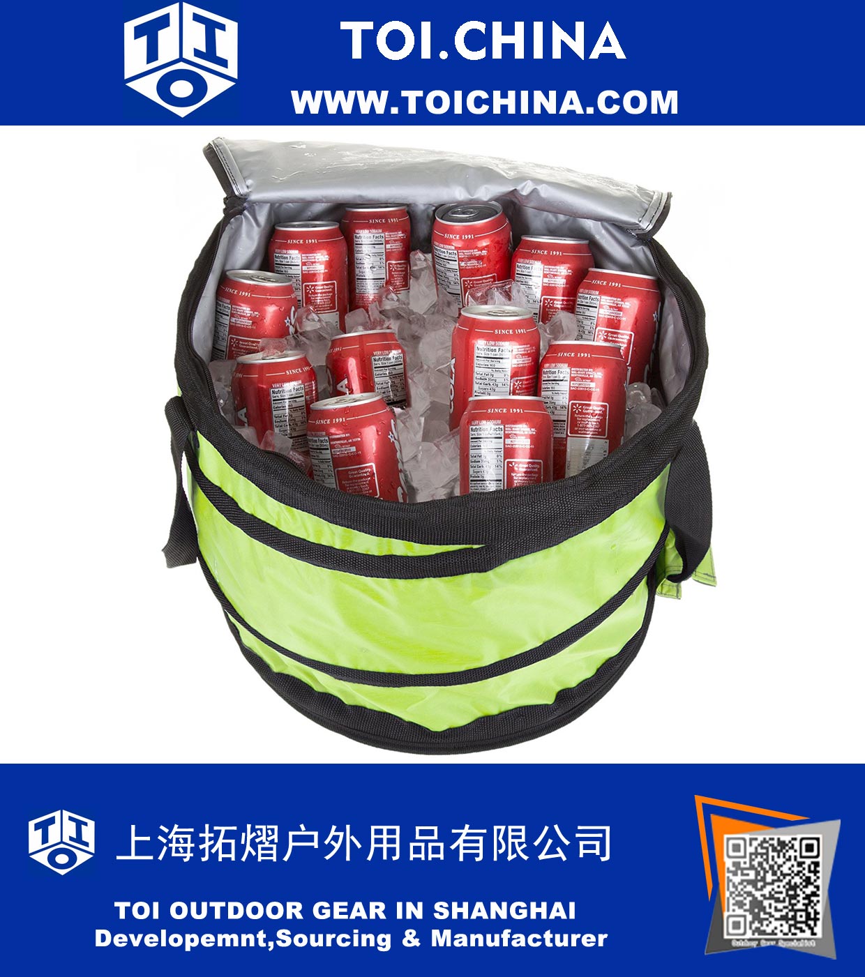 Portable Insulated Collapsible Cooler