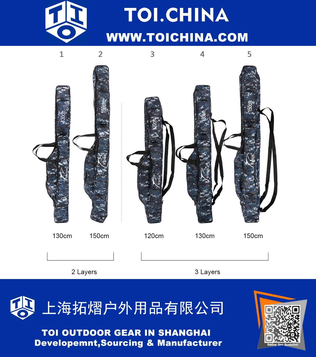 Folding Fishing Rod Carrier