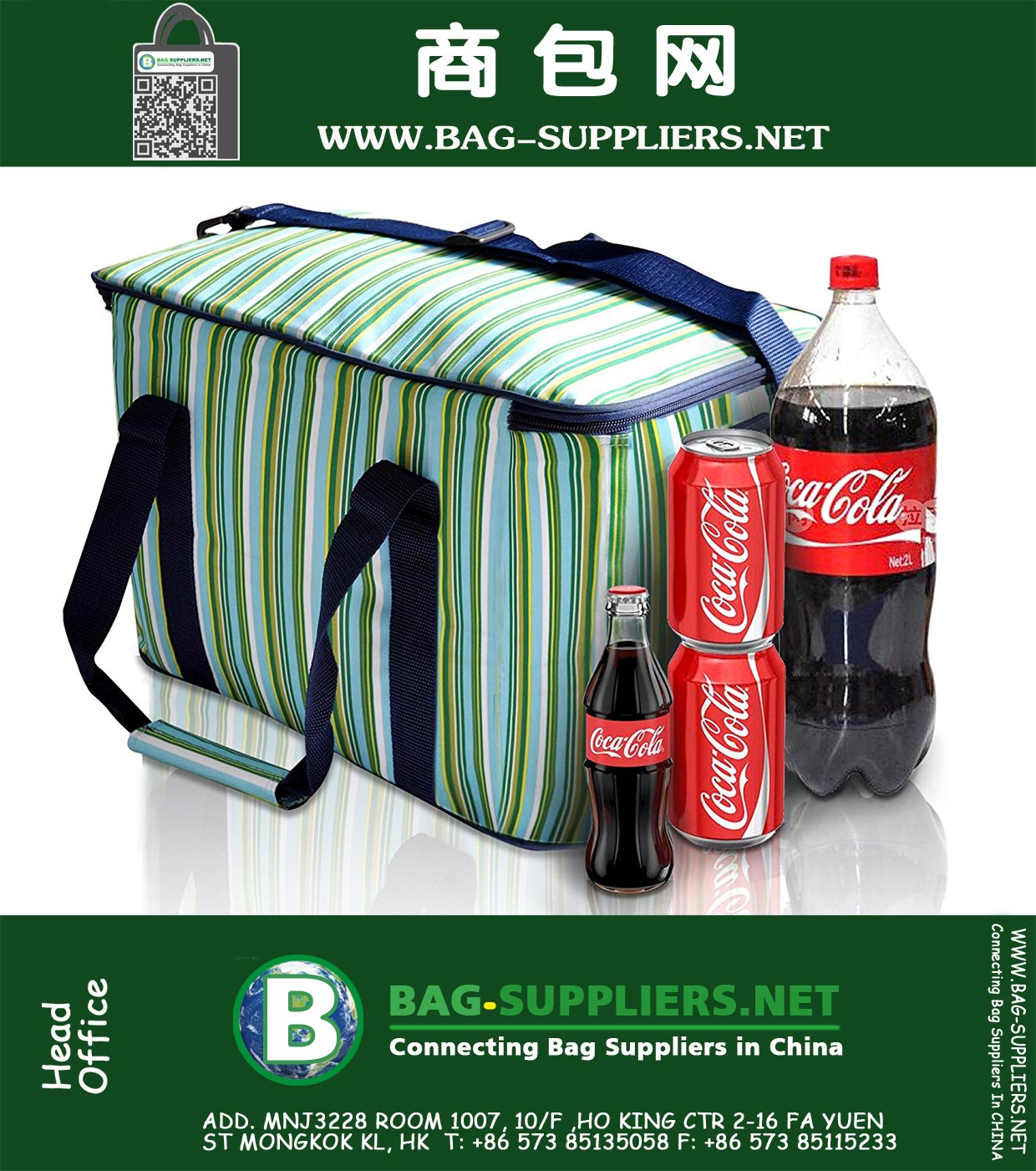 36 Can Large Picnic Cooler Bag Lunch Bag