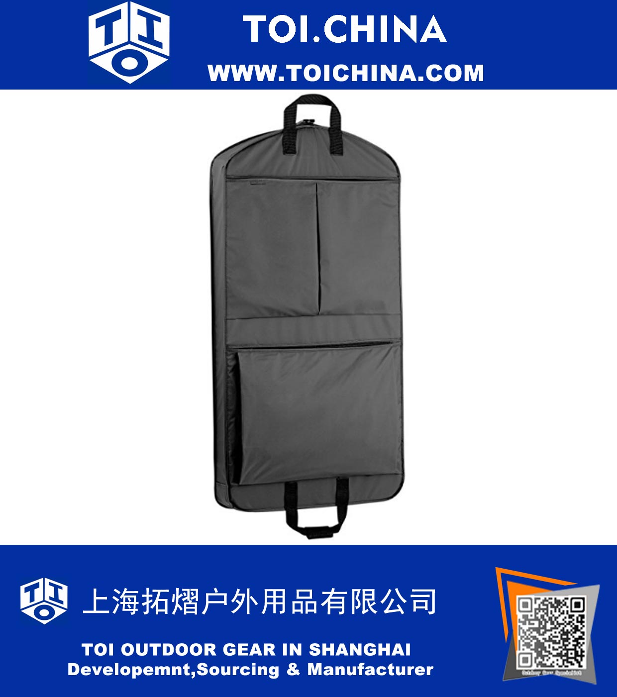 45 Inch Extra Capacity Garment Bag with Pockets
