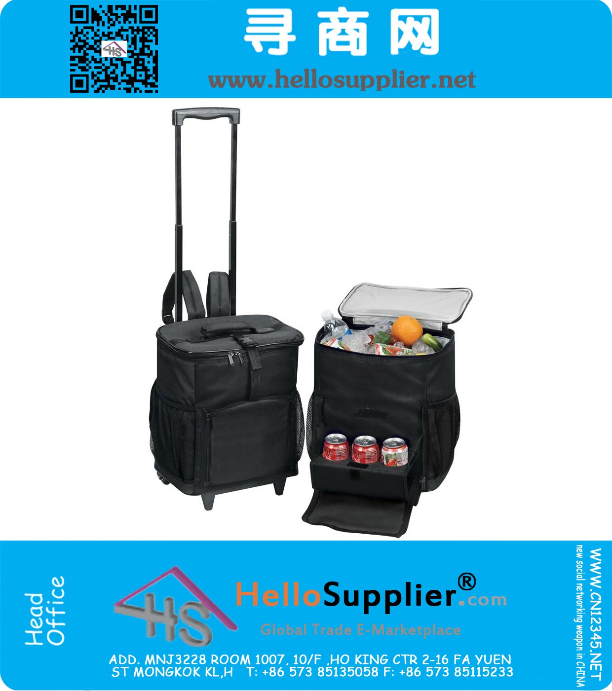 48 Puede Shuttle Rolling Picnic Cooler