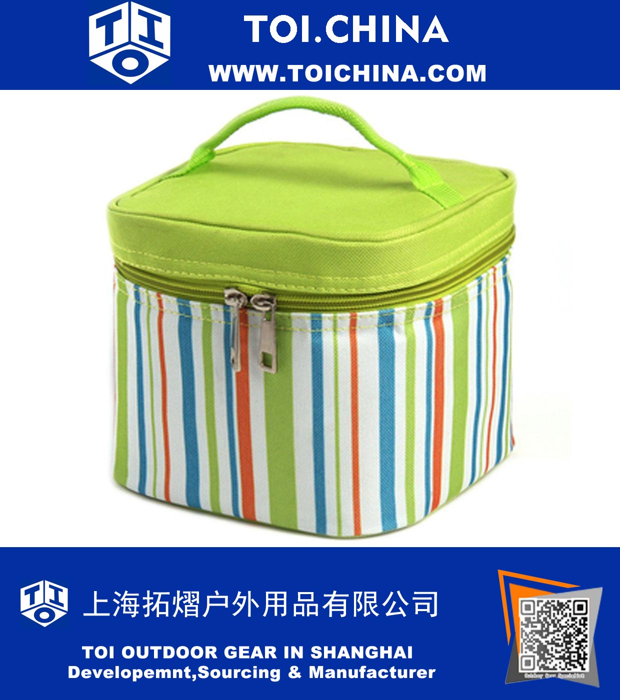 Bolsas de almuerzo con aislamiento 4L Bolsa térmica de refrigerador de picnic de la caja de almuerzo de la comida