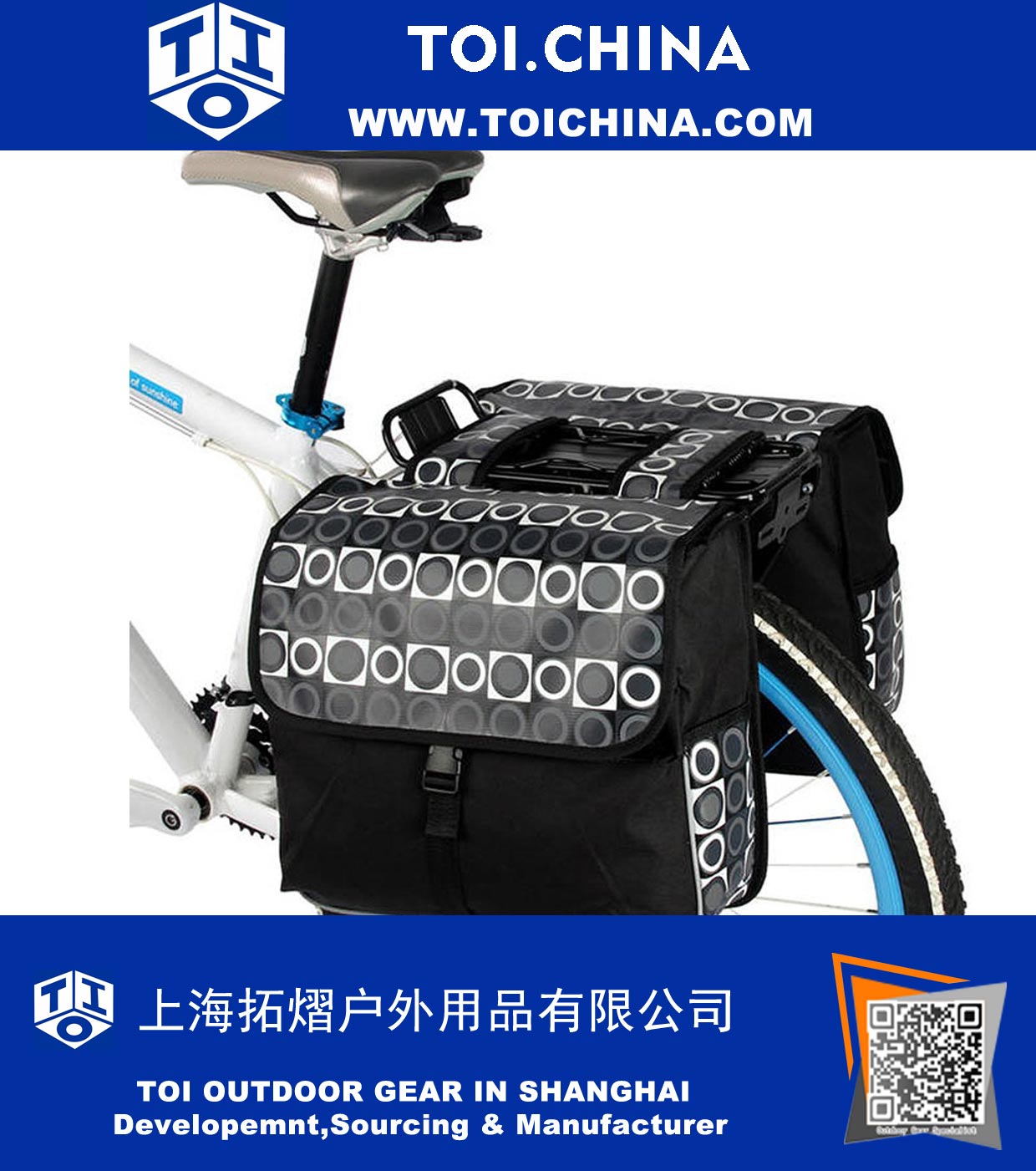 Bicicleta Tube Frame Cycling Pannier