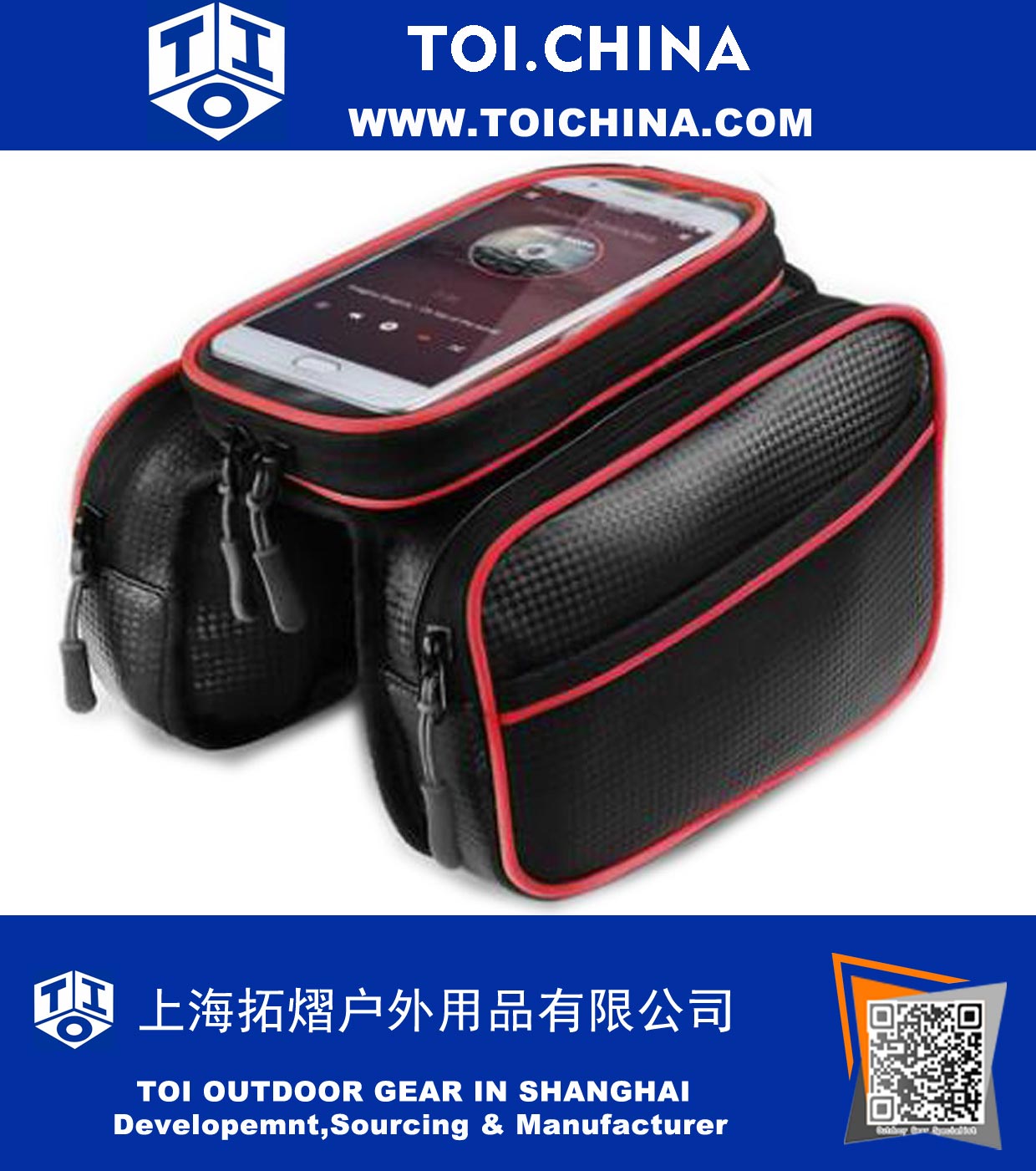 Bike Bag Colorful Cycling Handlebars Packages For 6 Inches Phone Multi Function Bike Accessories