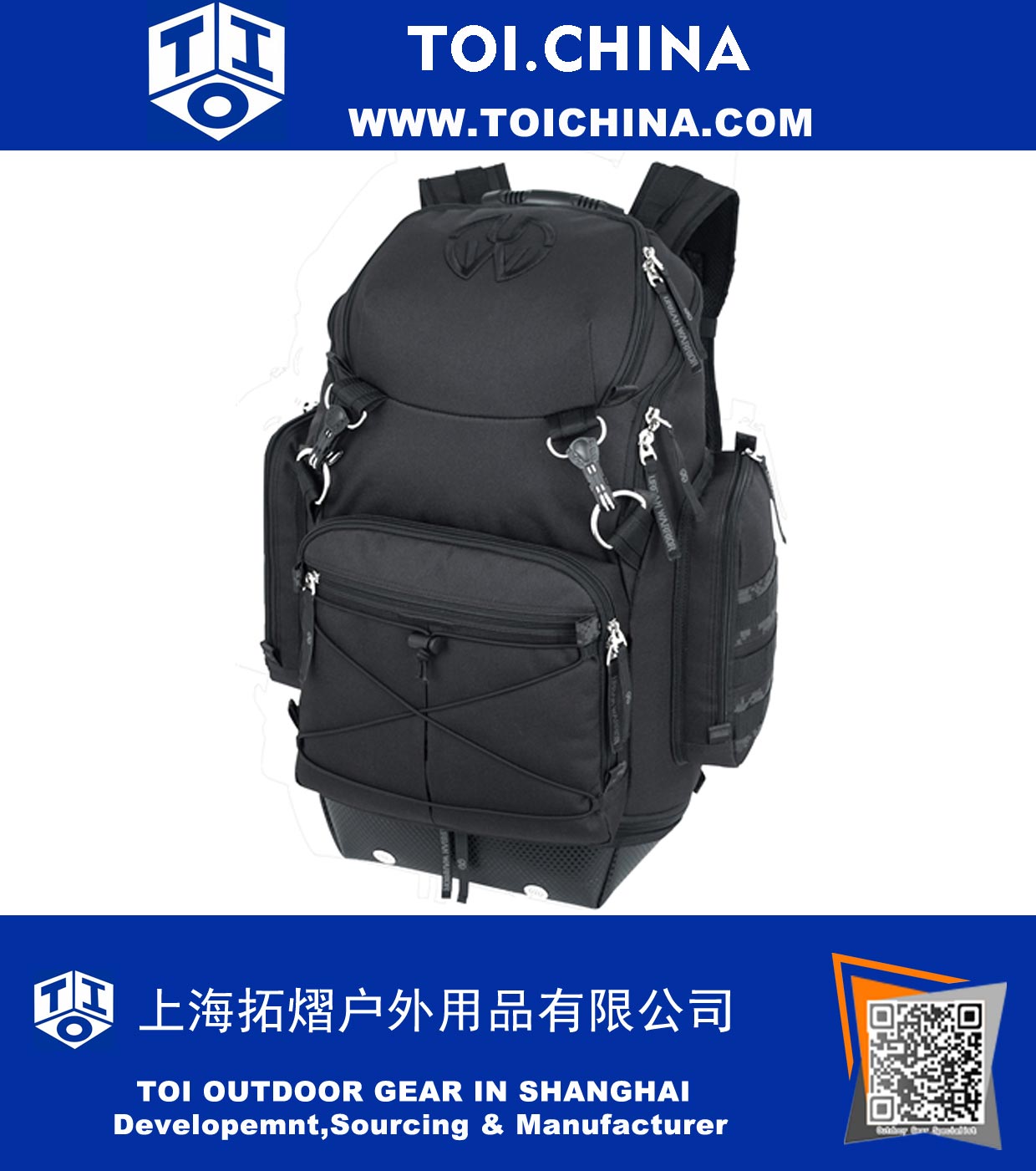 Black Urban Warrior Backpack