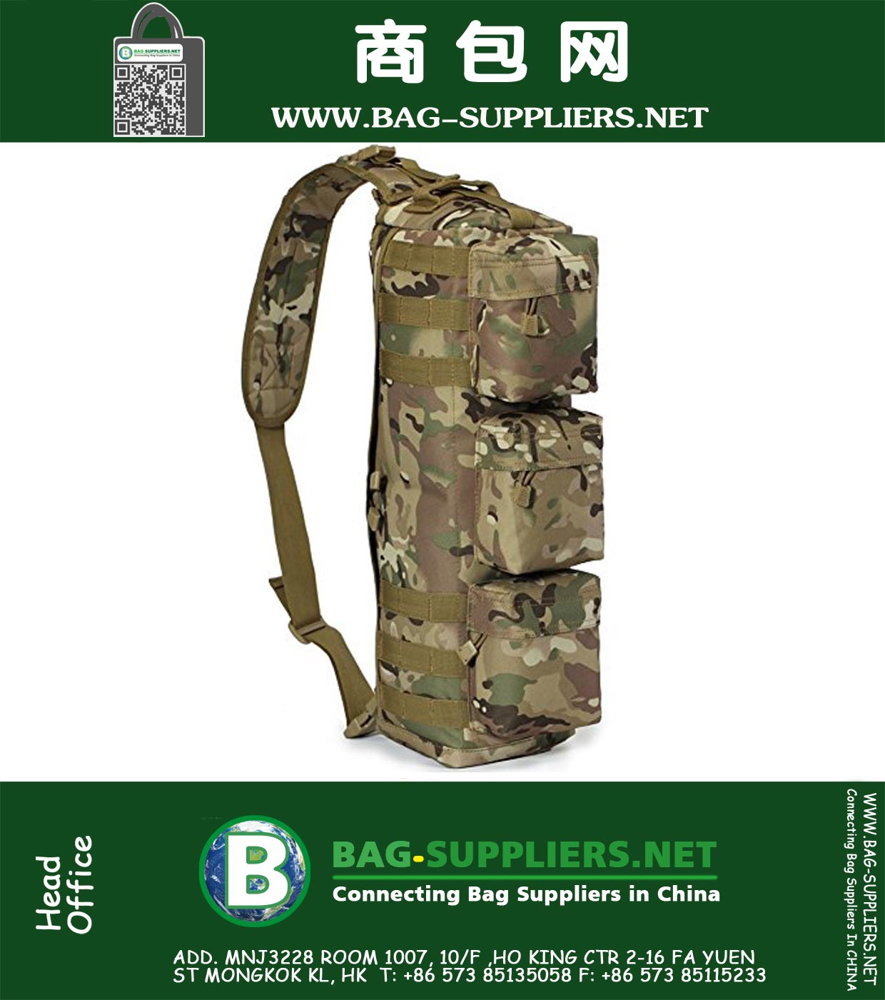 Camo Camuflaje Tactical Assault Bag