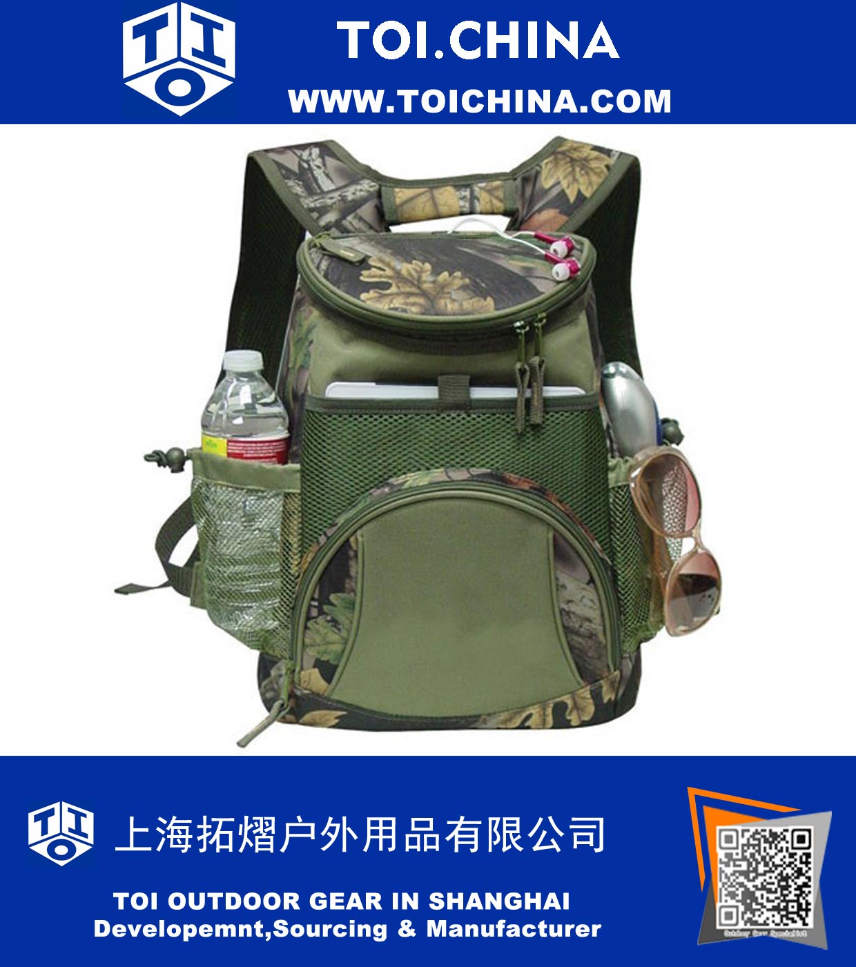 Mochila Camo Ipad Tablet Cooler, Verde