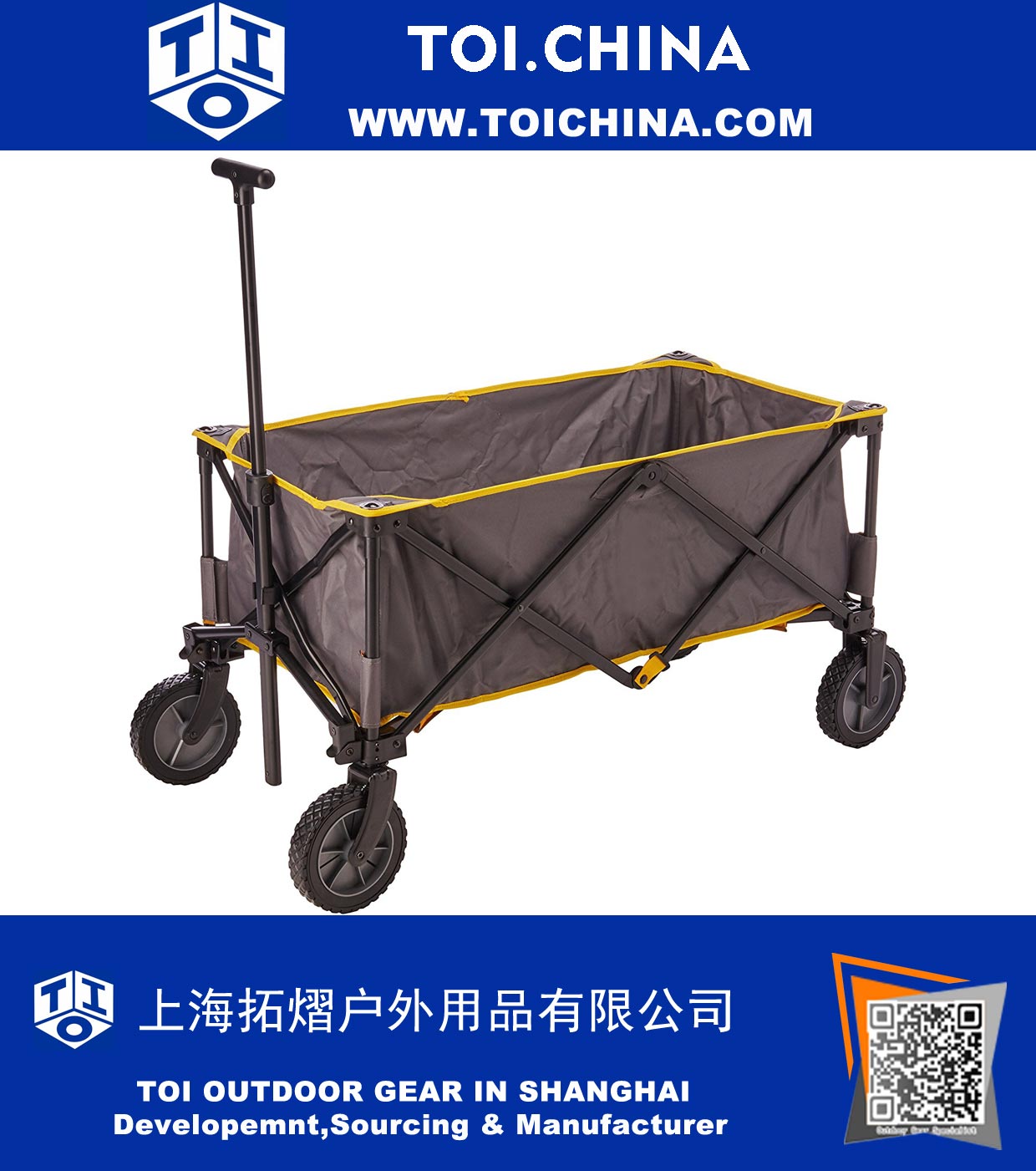 Acampamento dobrável Steel Frame Car Wagon Carry Bag