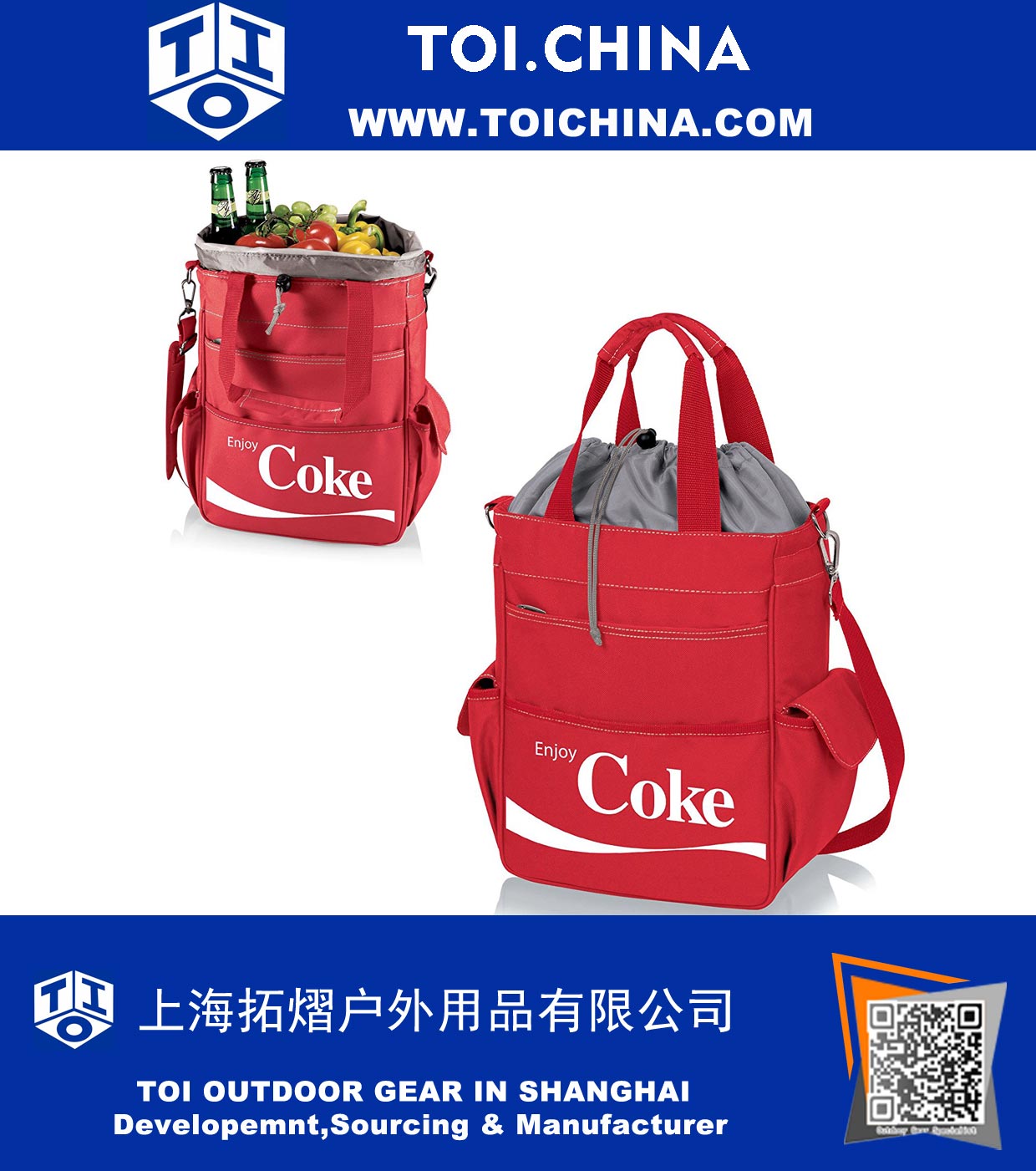 Coca-Cola isolierte aktive Tasche