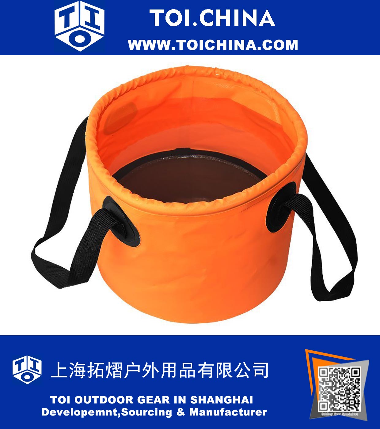 Compact Collapsible Bucket for Camping, Travel and Gardening , Portable Folding Water Container Wash Basin Water Container Pail, Lightweight & Durable.