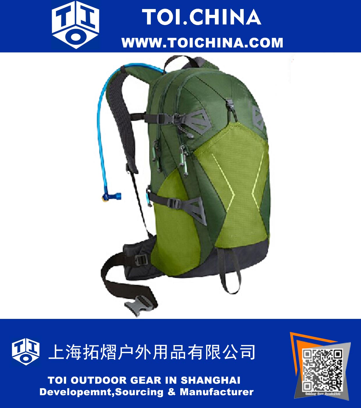 Fourteener nimmt Trinkrucksack