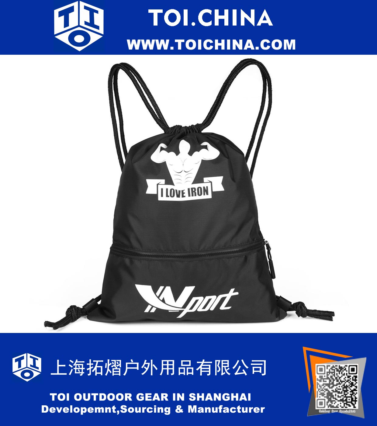 Gym Bags,Training Drawstring Gymsack,Sport Sackpack,Outdoor Backpack
