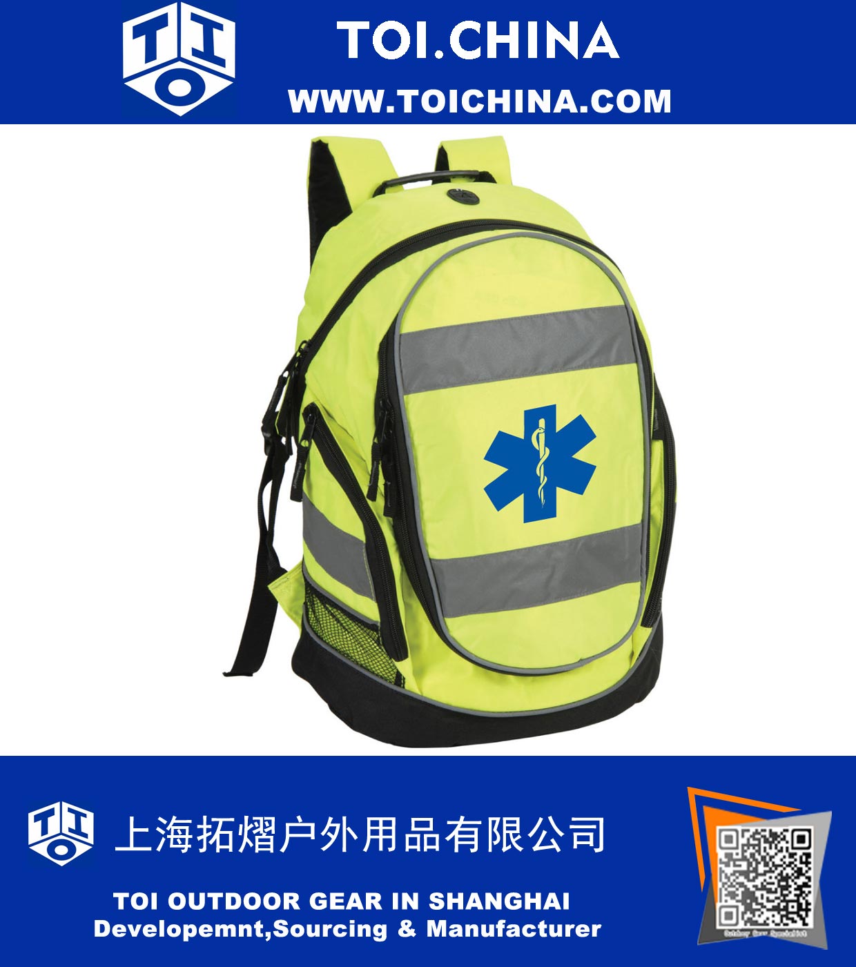 Oi-Vis Mochila Bag Trabalho - paramédico First Responder Ambulance Bag