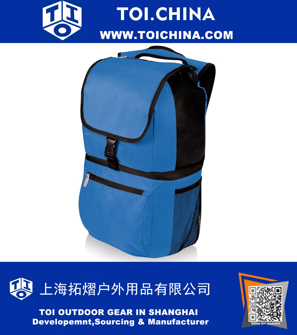 Mochila Isolada Cooler, Azul