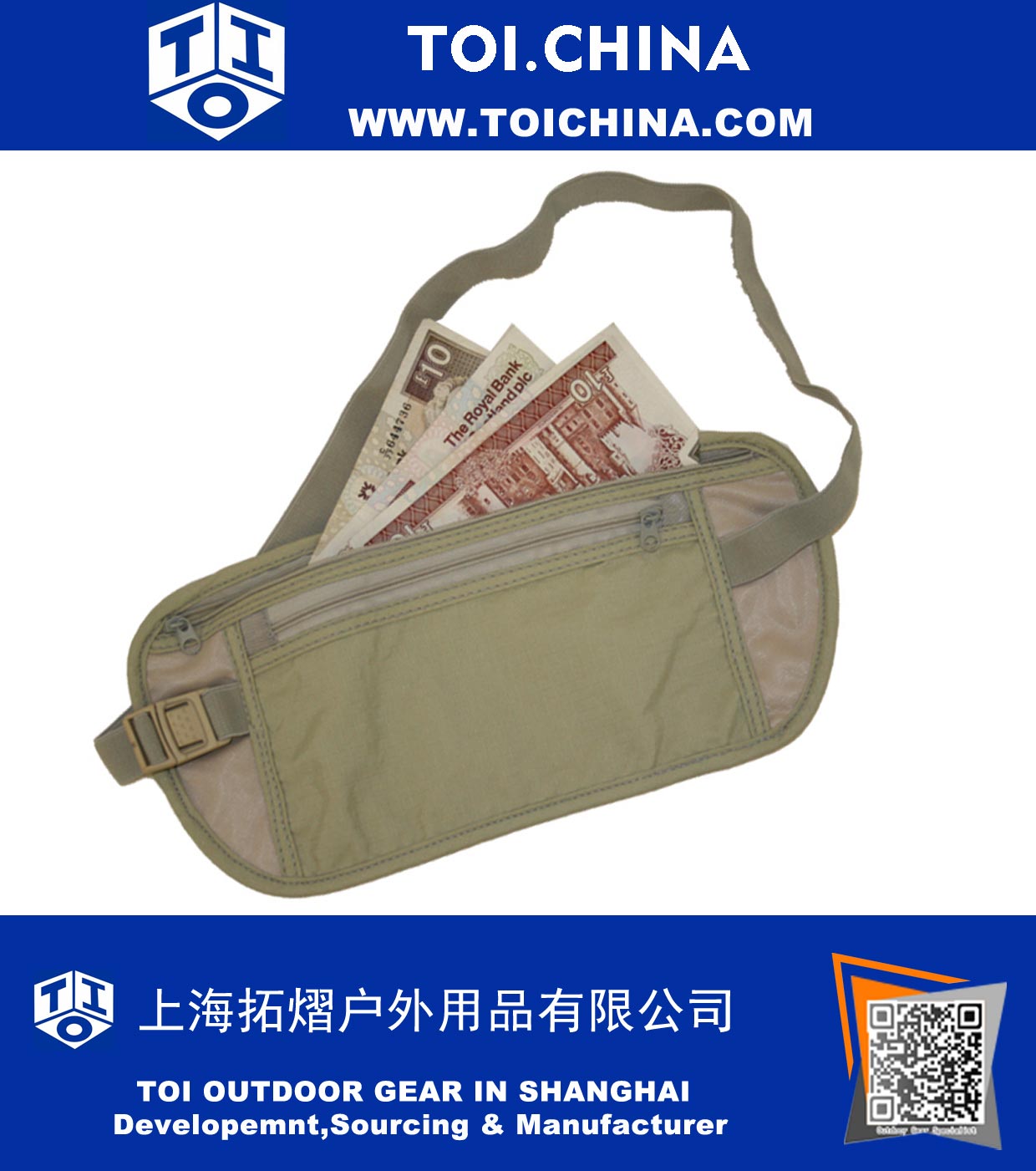 Lightweight Pocket Travel Money Belt