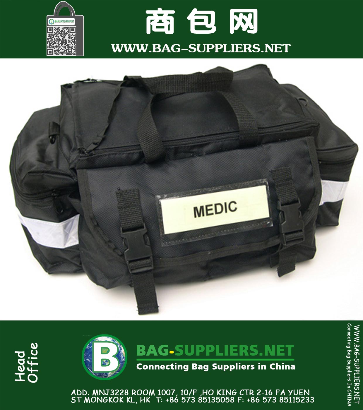 Sac de sport médical avec diviseurs internes rembourrés