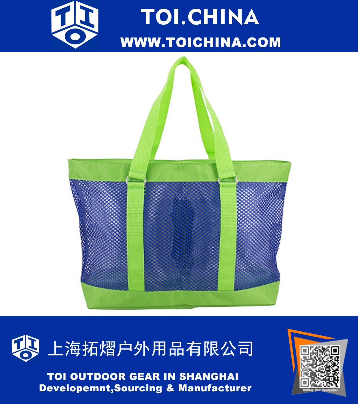 Mesh Tote Strandtasche