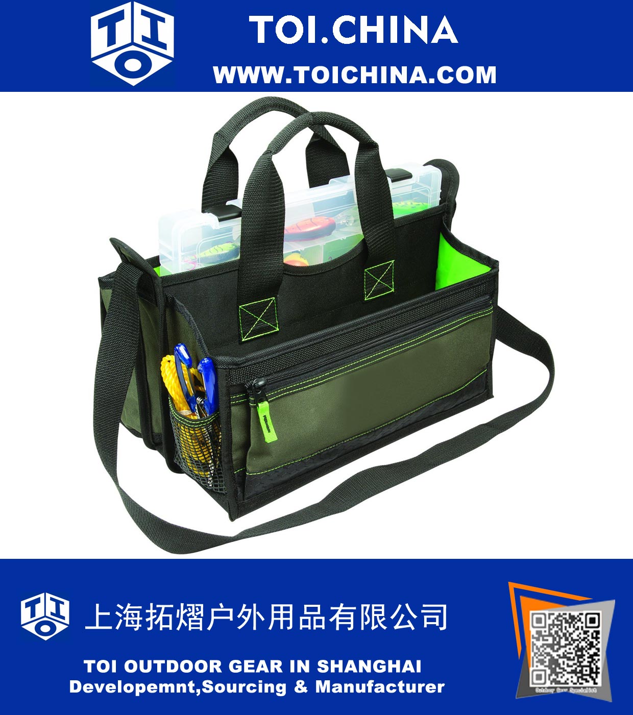 Multi-Tackle Open Top Bag