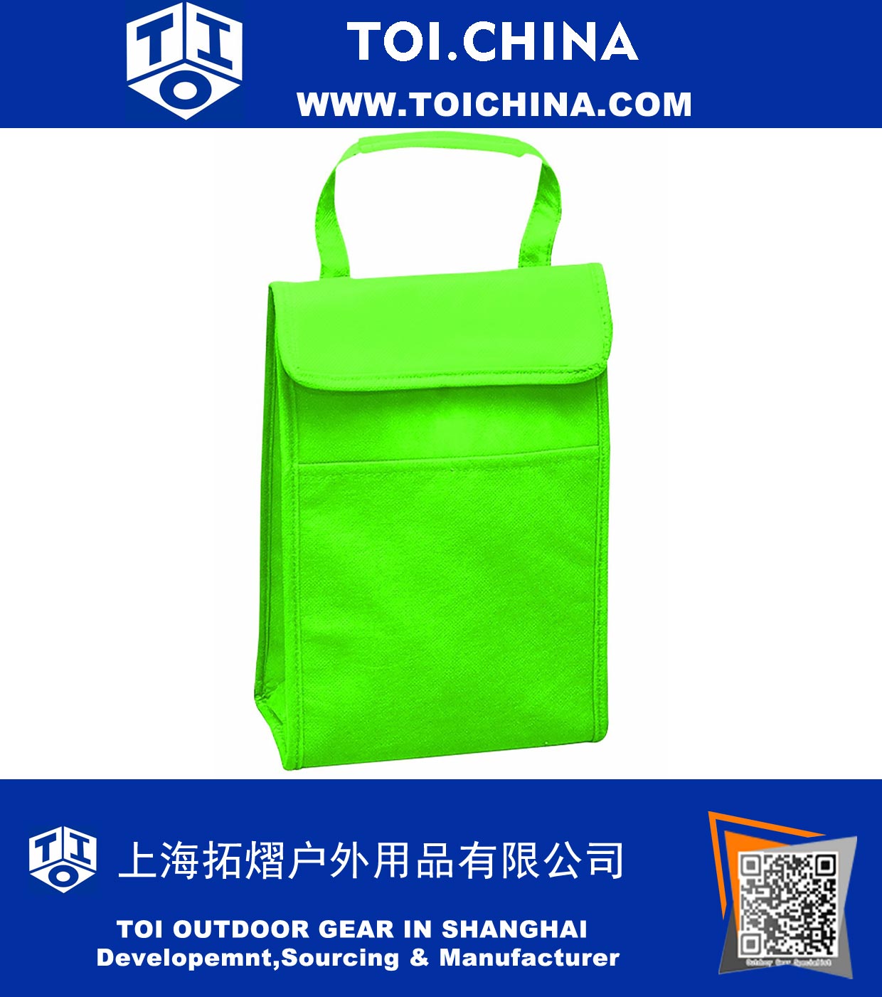 Non Woven Isolierte Cooler Lunch Bag