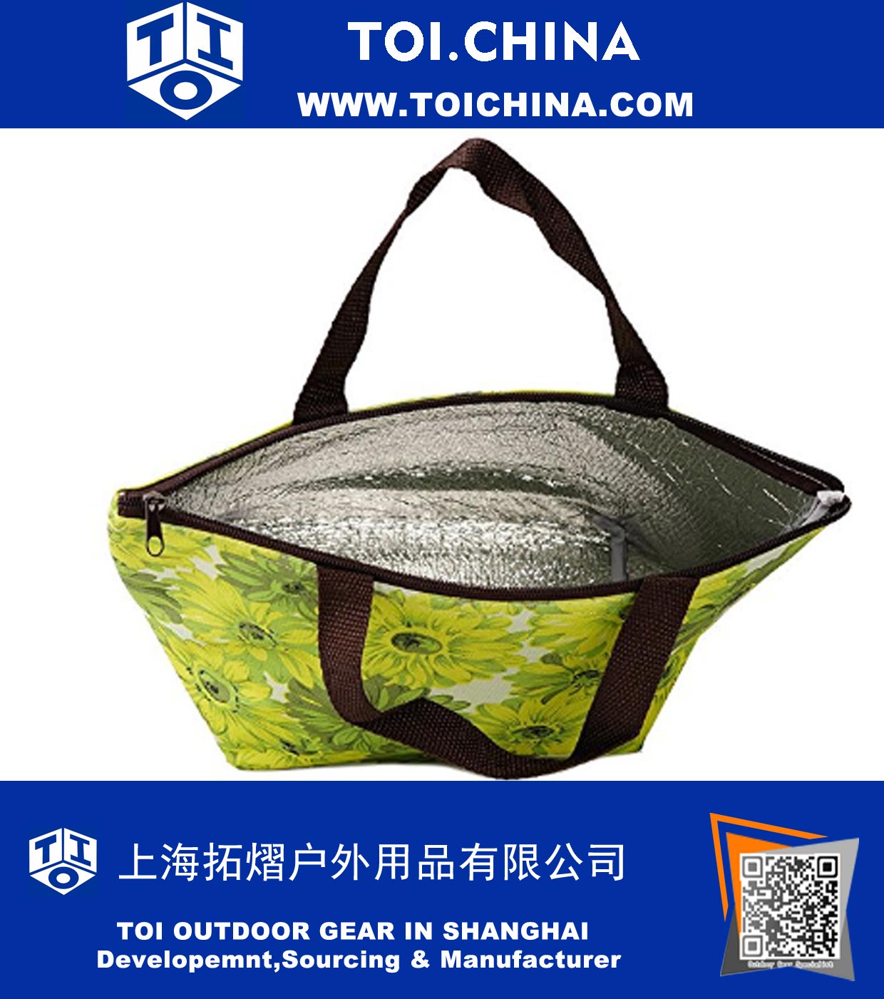 Mittagessen-Handtaschen-Picknick-Taschen im Freien Isolierungs-Taschen-Kühler-Schultaschen-Kasten