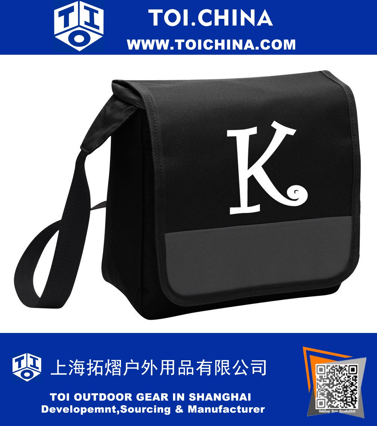 Personnalisé sac à lunch personnalisé imprimé monogramme épaule Lunchbox Cooler