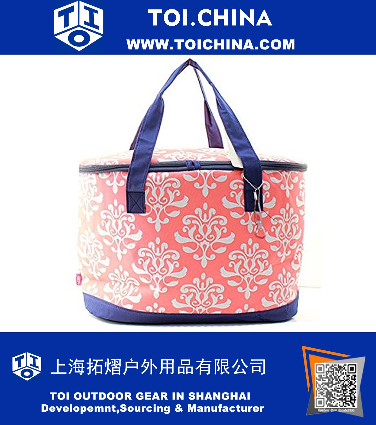 Sac fourre-tout isotherme imprimé sur toile