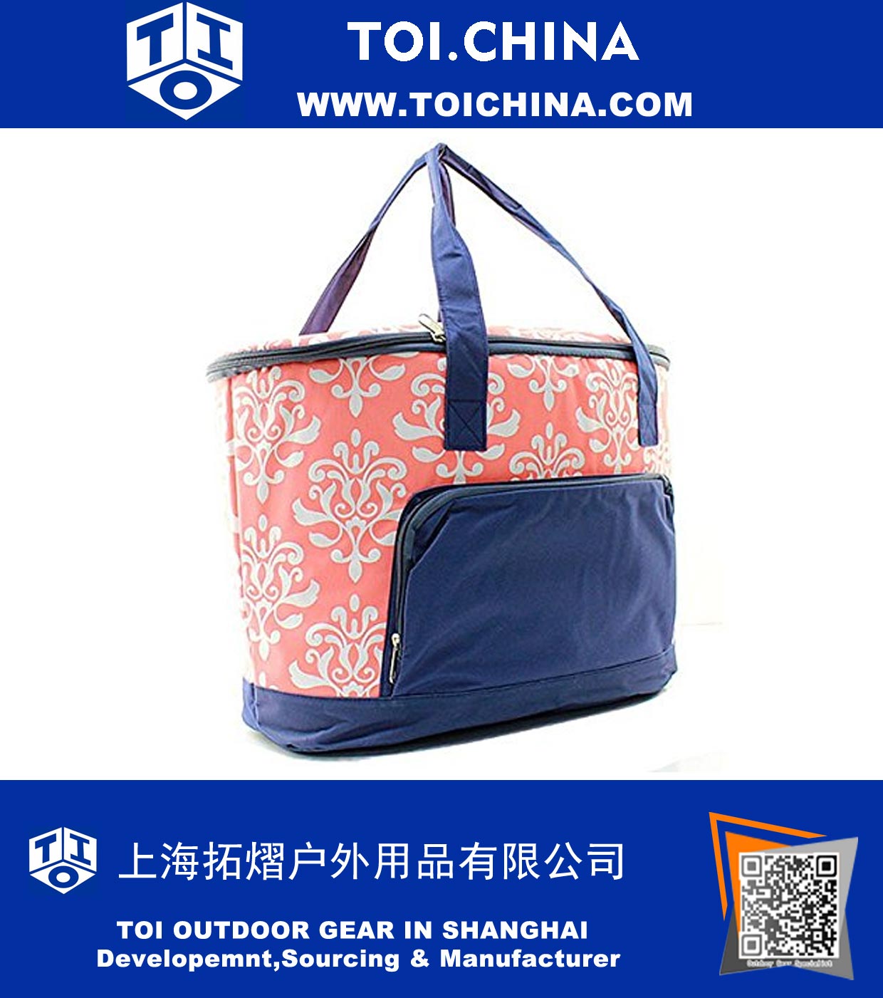 Sac fourre-tout isotherme imprimé sur toile