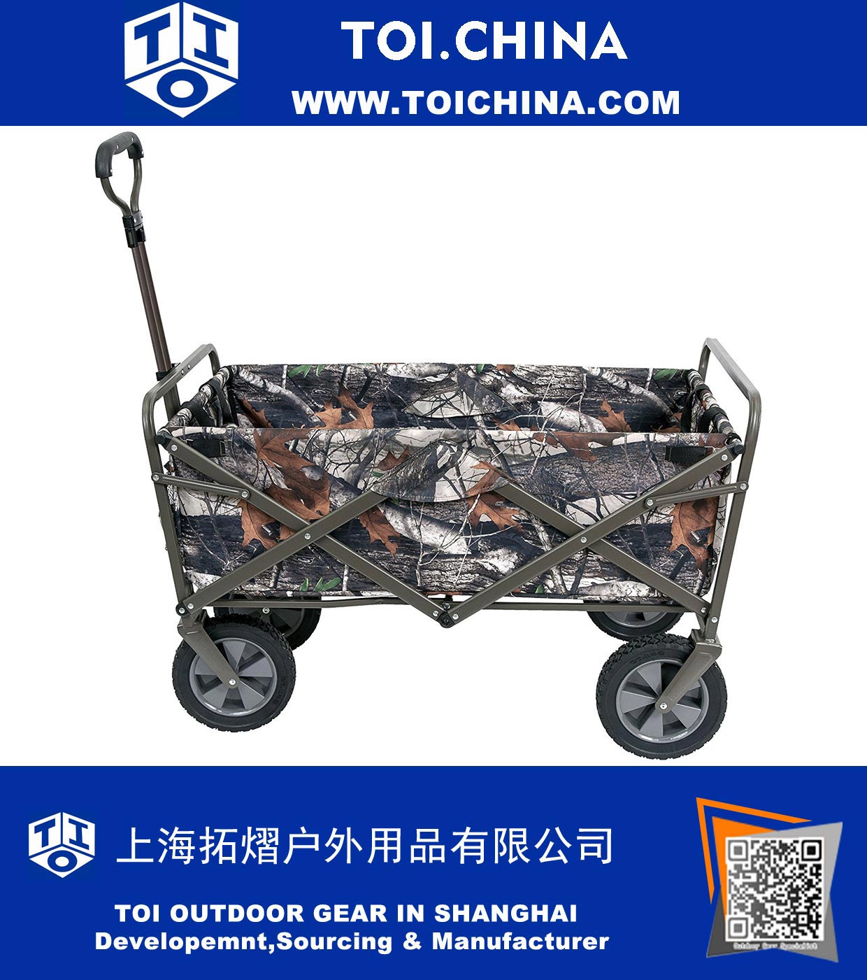 Sport Faltbarer Outdoor Utility Wagon, Camo