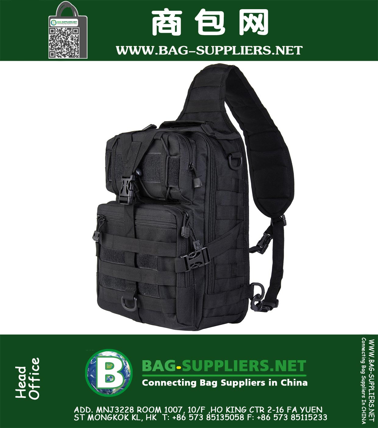 Tactical MOLLE Sling Pack