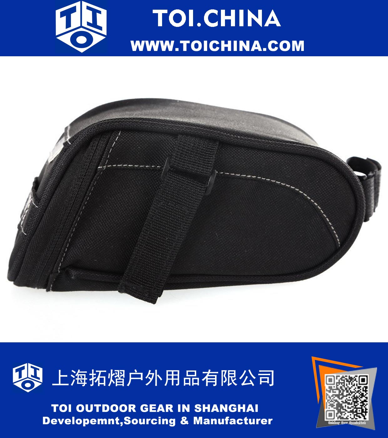 Waterproof Cycling Saddle Bag Bicycle Rear Tail Seat Bag Under-seat Pouch Storage for Outdoor Riding