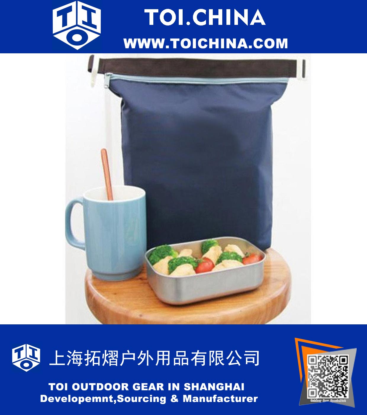 Waterproof Food Storage Bag Tote Portable Insulated Pouch Cooler