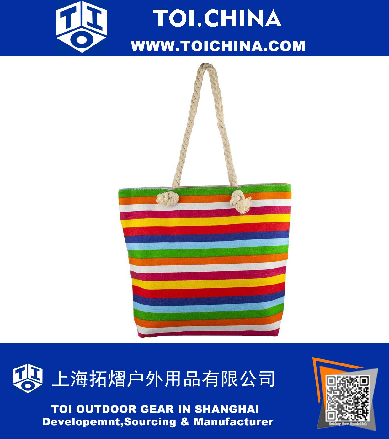 Womens Zip Up Beach Bag